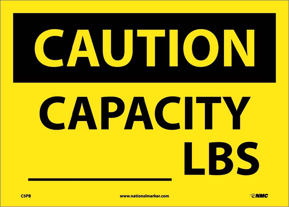 Capacity ______ Lbs Sign-eSafety Supplies, Inc