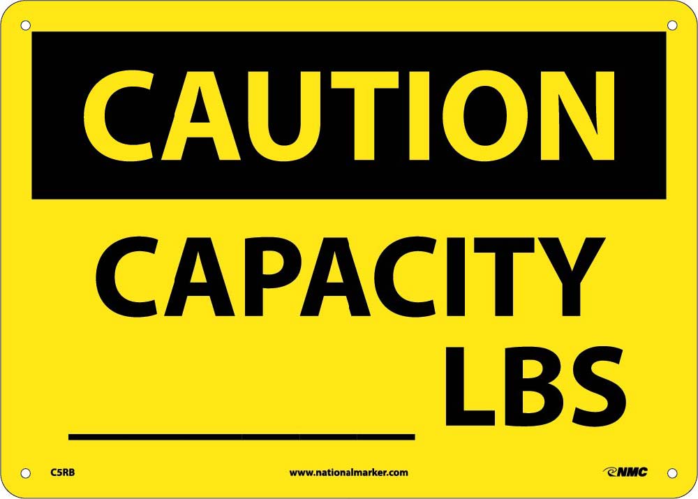 Capacity ______ Lbs Sign-eSafety Supplies, Inc
