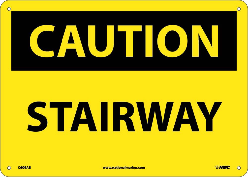 Caution Stairway Sign-eSafety Supplies, Inc