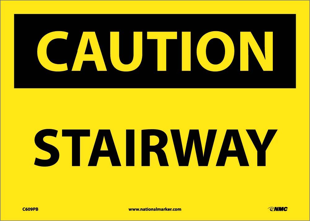 Caution Stairway Sign-eSafety Supplies, Inc
