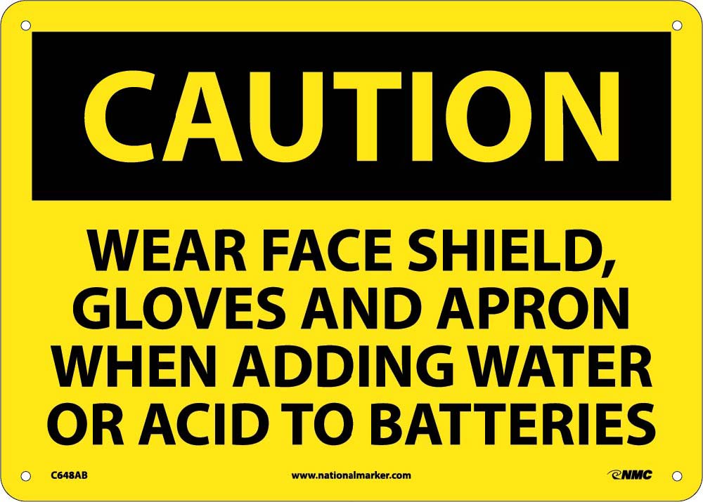 Wear Face Shield, Gloves And.. Sign-eSafety Supplies, Inc