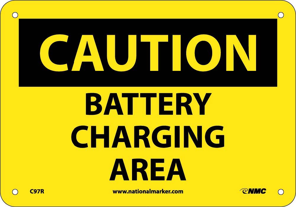 Battery Charging Area Sign-eSafety Supplies, Inc