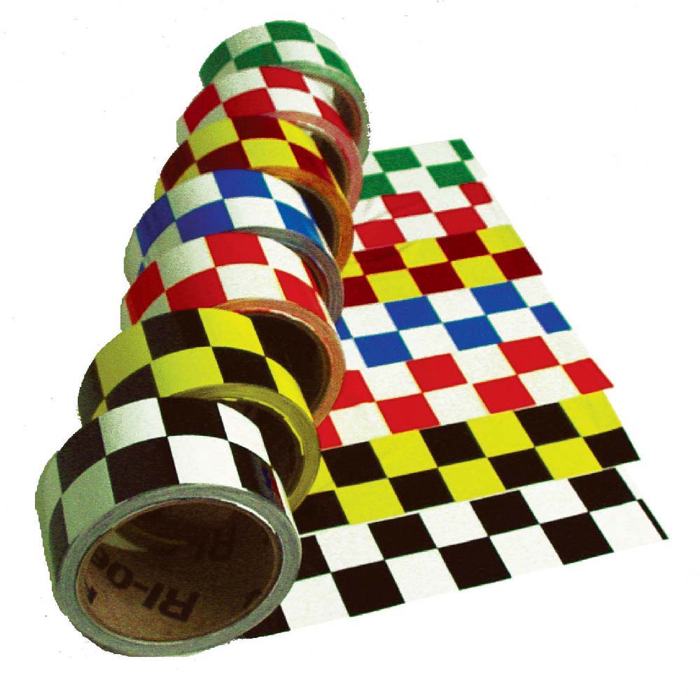 Checkerboard Safety Tape Black/White - Roll-eSafety Supplies, Inc