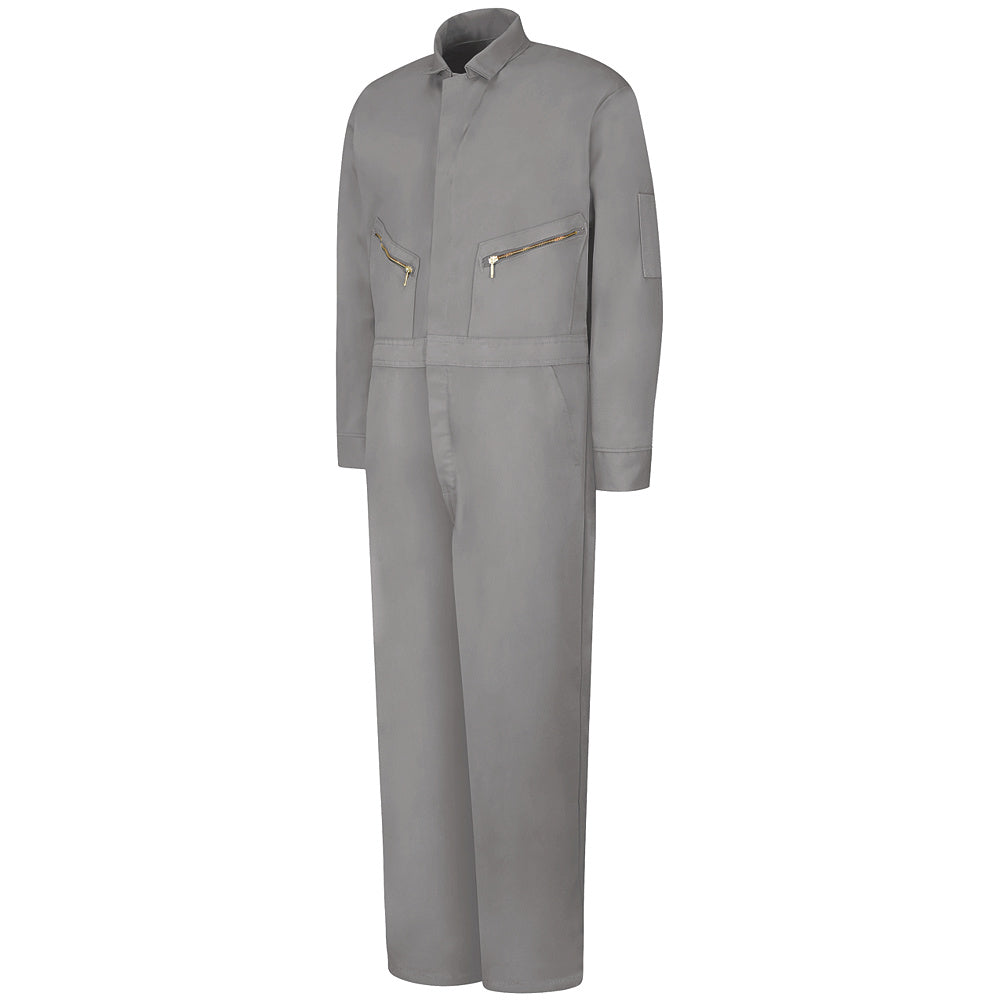 Red Kap Zip-Front Cotton Coverall CC18 - Grey-eSafety Supplies, Inc