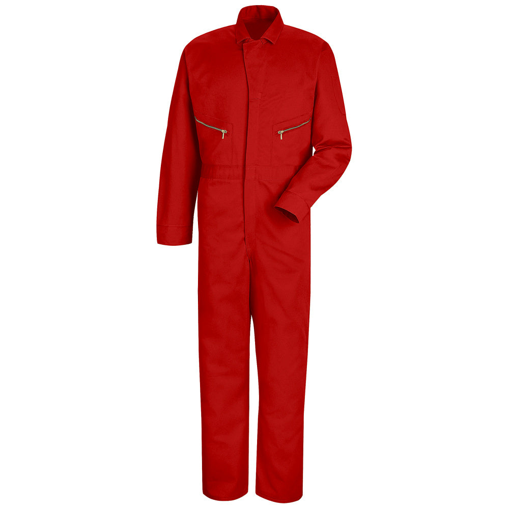 Red Kap Zip-Front Cotton Coverall CC18 - Red-eSafety Supplies, Inc