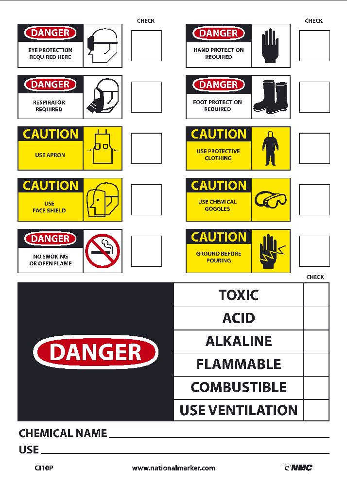 Chemical Id Label-eSafety Supplies, Inc