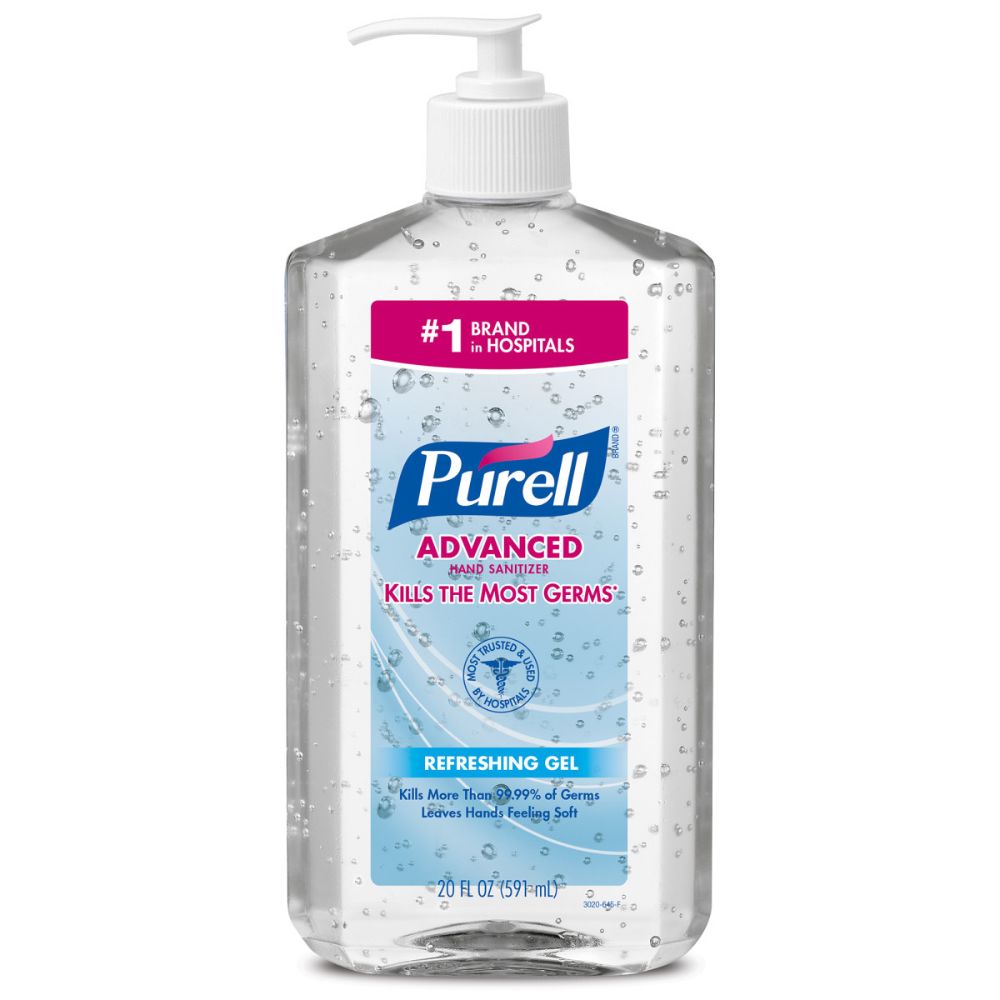 GOJO 20 Ounce Bottle Clear PURELL Fragrance-Free Hand Sanitizer