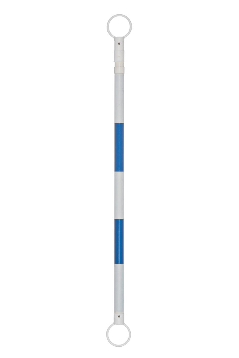 JBC™ 3 1/2' - 6' Blue And White ABS Plastic Cone Bar-eSafety Supplies, Inc