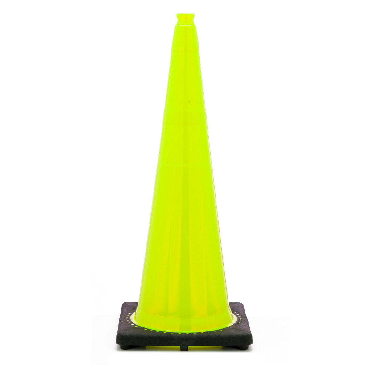 JBC™ 36" Lime PVC Revolution Series Traffic Cone-eSafety Supplies, Inc