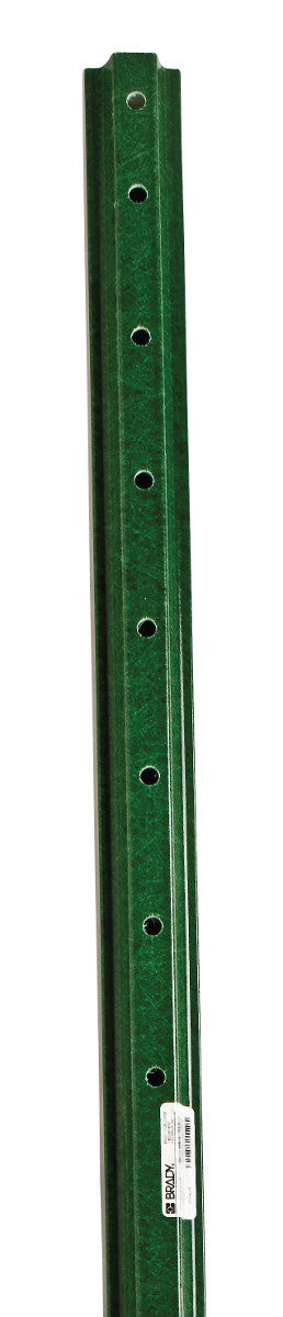 Brady® 8' Green Composite Aluminum Sign Posts-eSafety Supplies, Inc