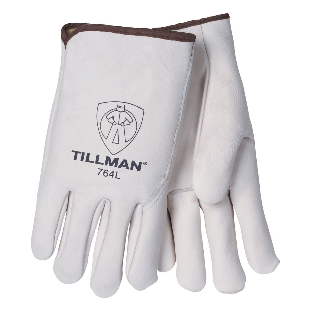 Tillman Pearl Heavy Duty Top Grain Cowhide Leather Unlined Drivers Gloves With DuPont Kevlar Stitching-eSafety Supplies, Inc