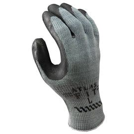 SHOWAâ„ATLAS® Gauge Natural Rubber Palm Coated Work Gloves With Cotton And Polyester Liner And Knit Wrist Cuff