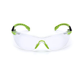 3M™ Solus™ Green/Black Safety Glasses With Clear Anti-Fog Lens-eSafety Supplies, Inc