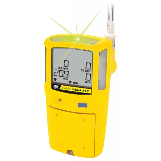 BW Technologies Monitor Multi-Gas Gasalert Max Xt Ii Lel O2 H2S Yellow Na Version-eSafety Supplies, Inc