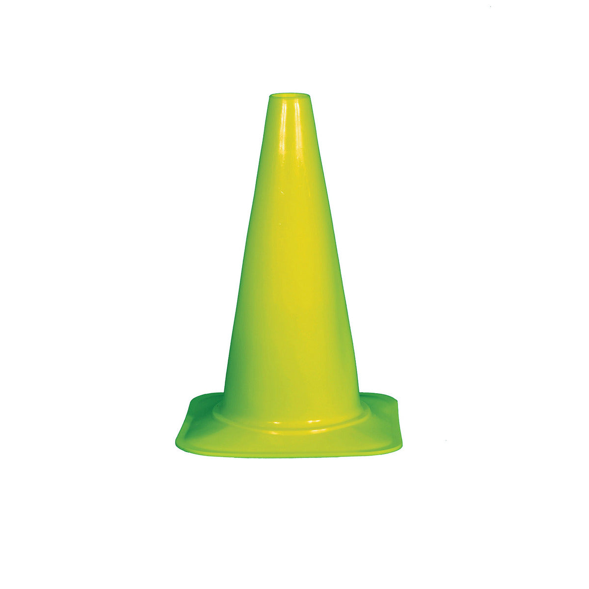 Cortina Safety Products 18" Lime Polyethylene Sport Cone-eSafety Supplies, Inc