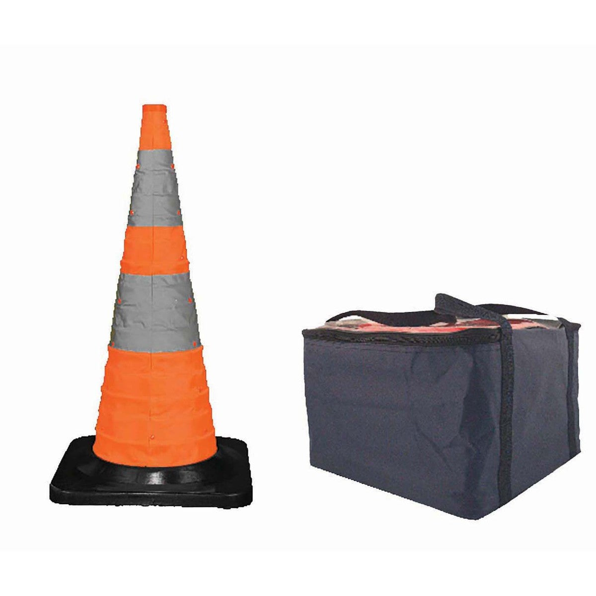 Cortina Safety Products Orange Nylon/Rubber Emergency Traffic Cone-eSafety Supplies, Inc