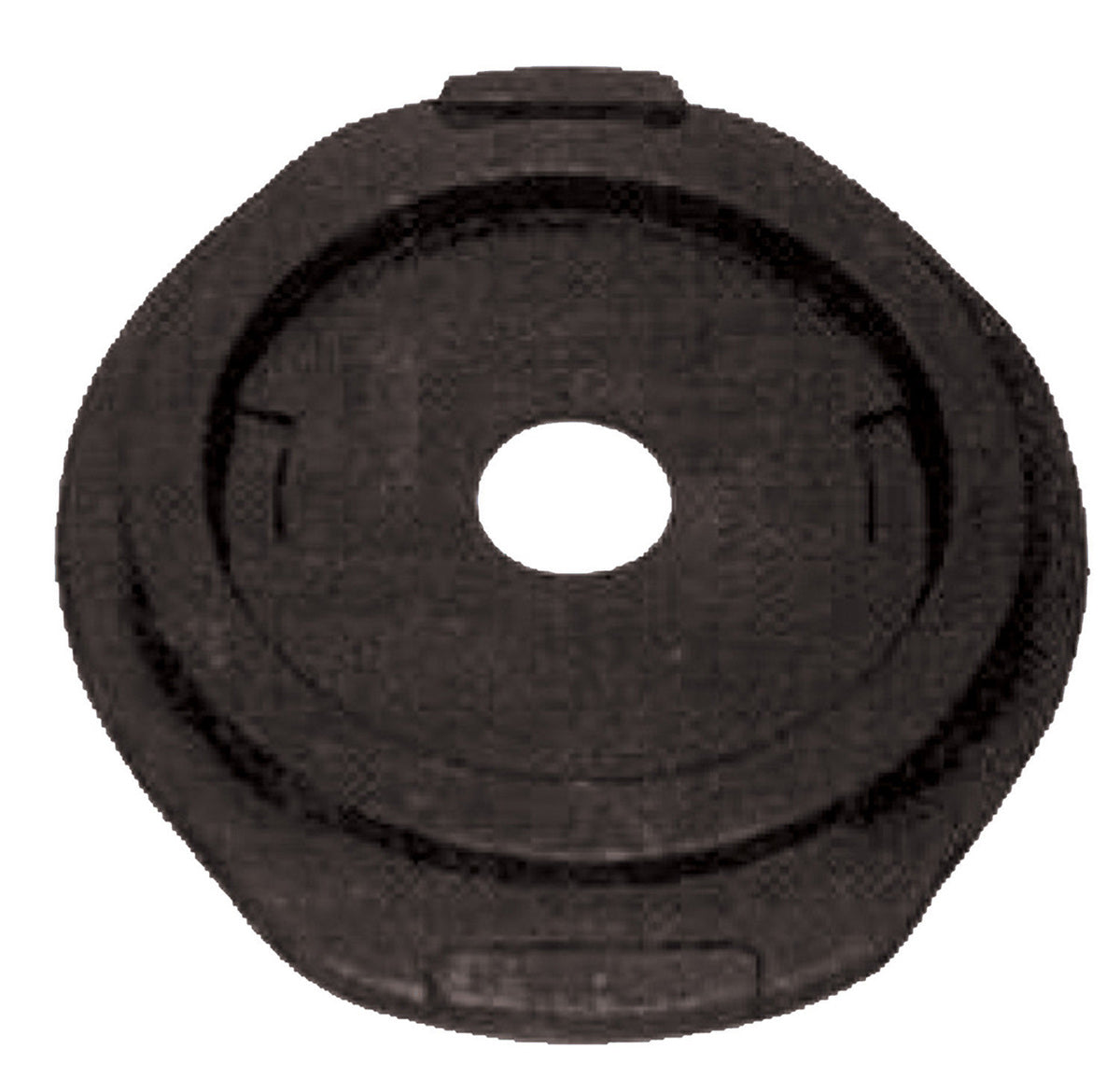 Cortina Safety Products Black Rubber Channelizer Base-eSafety Supplies, Inc