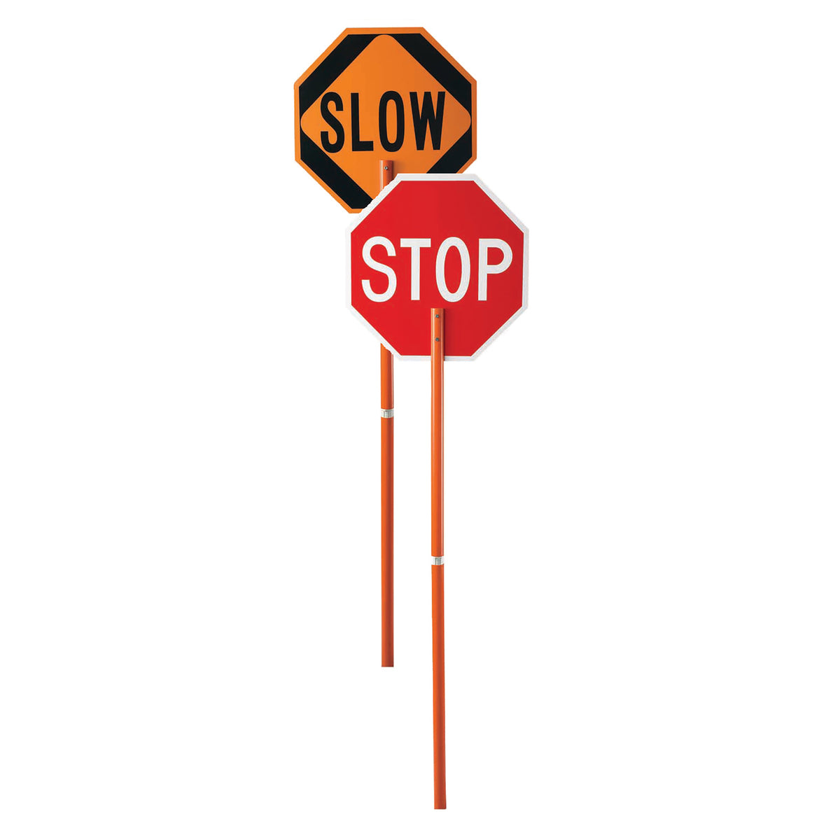 Cortina Safety Products 24" Orange Plastic Traffic Control Paddle-eSafety Supplies, Inc