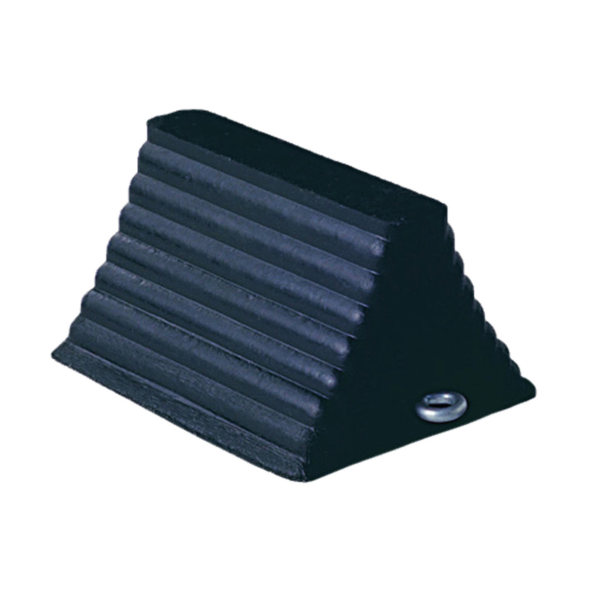 Cortina Safety Products 10" X 8" X 6" Black Rubber Wheel Chock-eSafety Supplies, Inc