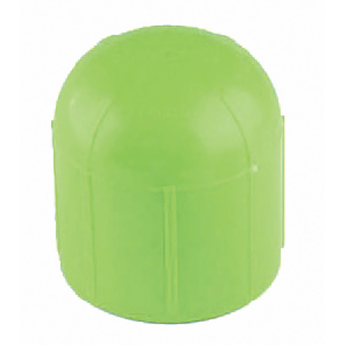 Cortina Safety Products Lime Polyethylene Rebar Cap - 100 Unit-eSafety Supplies, Inc