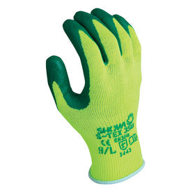 SHOWA® S-TEX® 350 10 Gauge Hagane Coil®, Polyester And Stainless Steel Cut Resistant Gloves With Nitrile Coated Palm