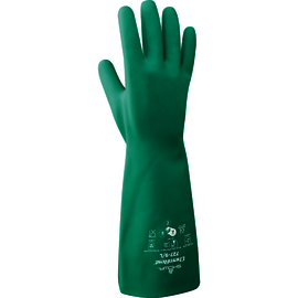 SHOWA® Green 15 mil Nitrile Chemical Resistant Gloves
