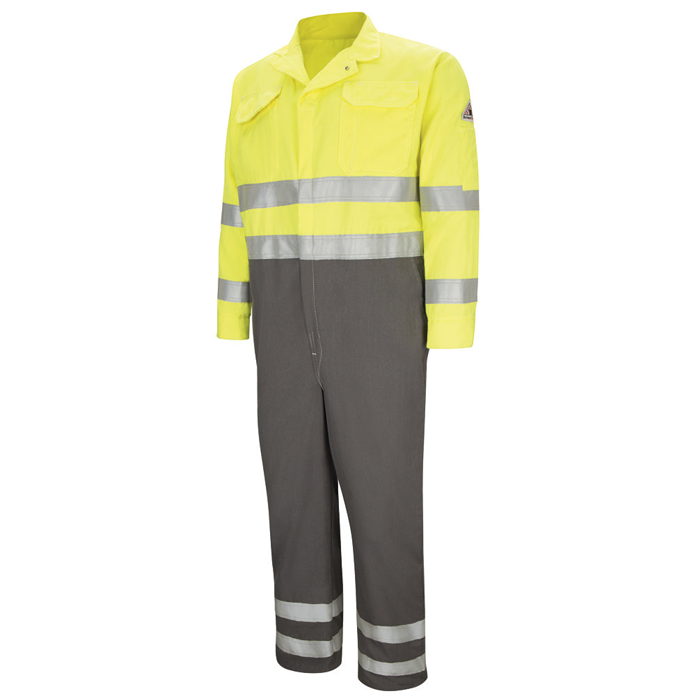 Bulwark Deluxe Colorblocked Coverall with 2" Reflective Trim - CoolTouch® 2 - 7 oz.-eSafety Supplies, Inc
