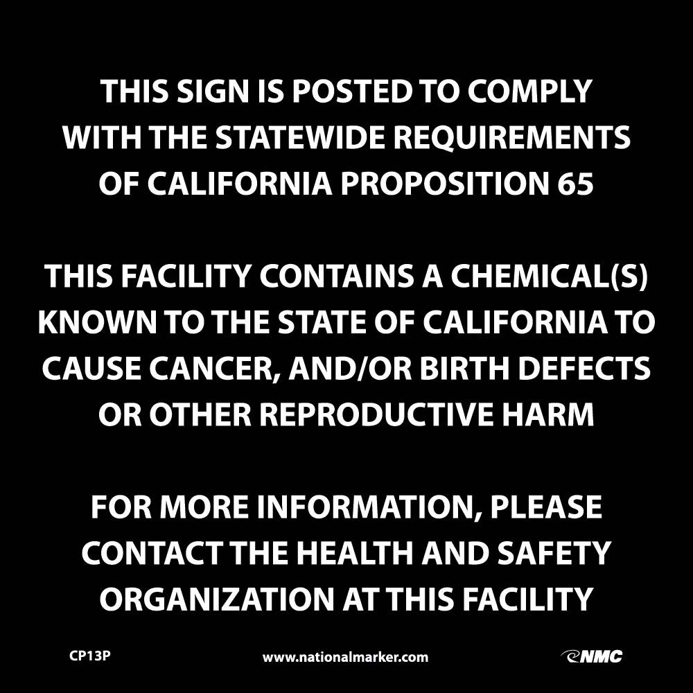 This Facility Contains A Chemical California Proposition 67-eSafety Supplies, Inc