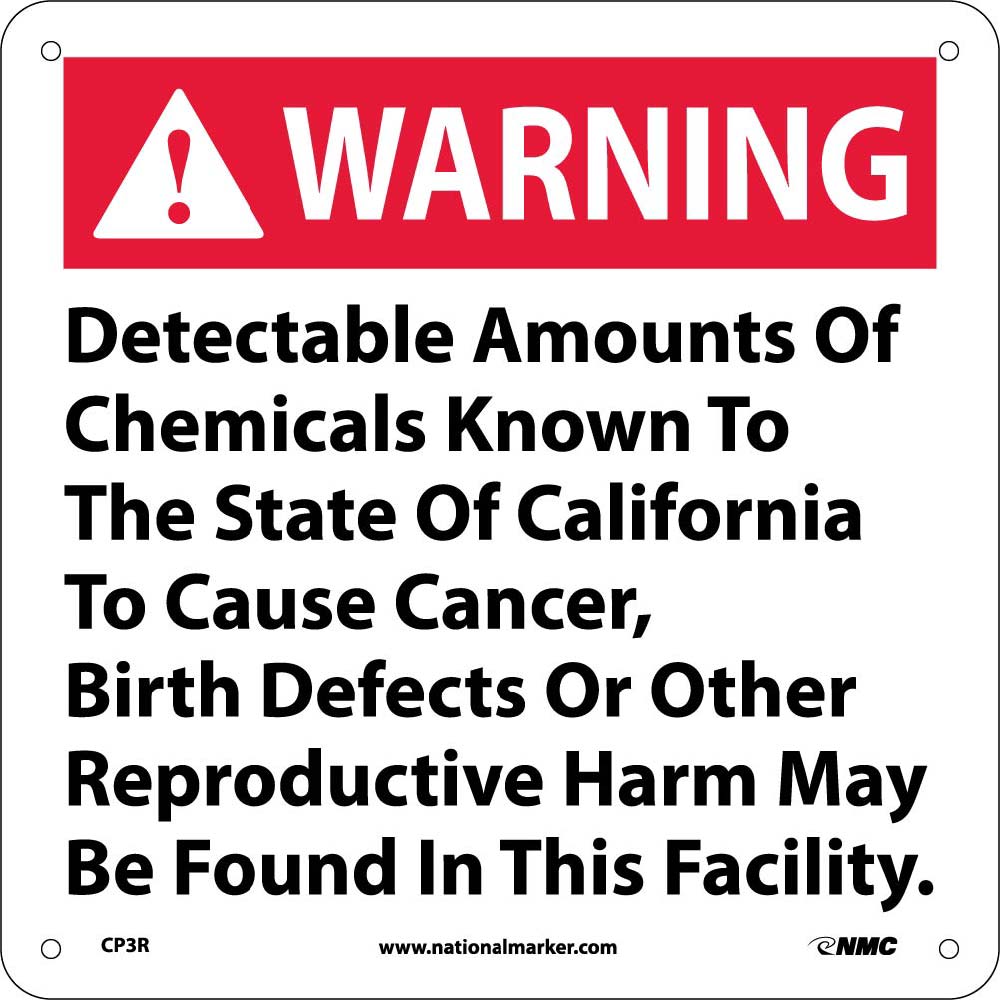Warning Detectable Amounts Of Chemicals California Proposition 71-eSafety Supplies, Inc