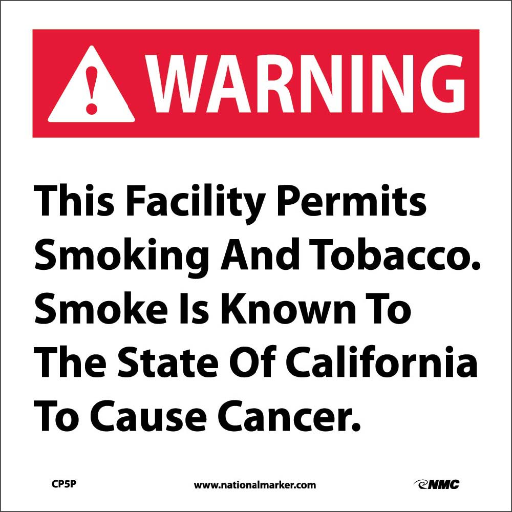 This Facility Permits Smoking California  Proposition 73