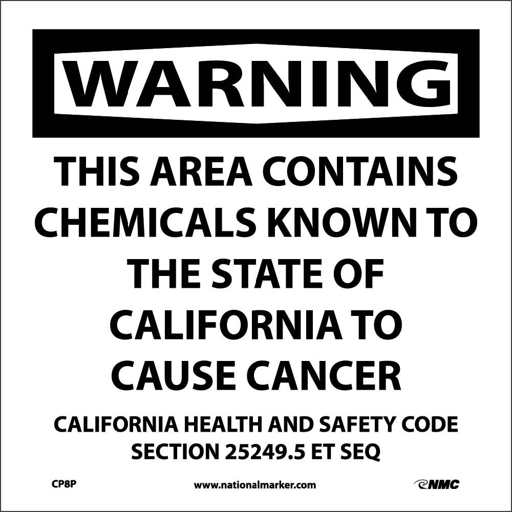 Warning This Area Contains Chemicals California Proposition 76-eSafety Supplies, Inc