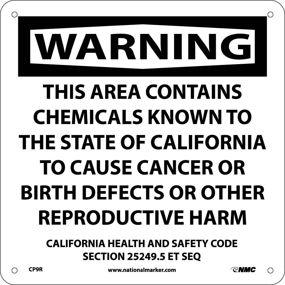 Warning This Area Contains Chemicals California Proposition 77-eSafety Supplies, Inc