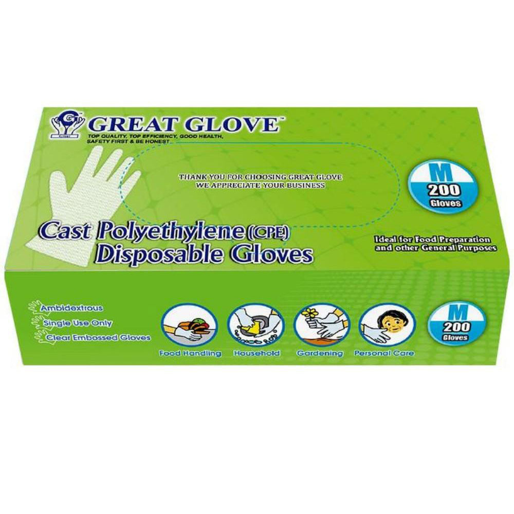 Great Glove Polyethylene Food Handling General Purpose Gloves-eSafety Supplies, Inc