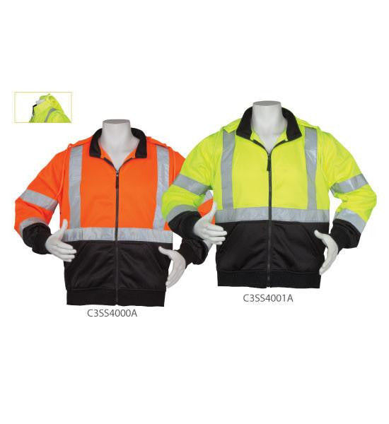 3A Safety ANSI Class III Hooded ZipperFront