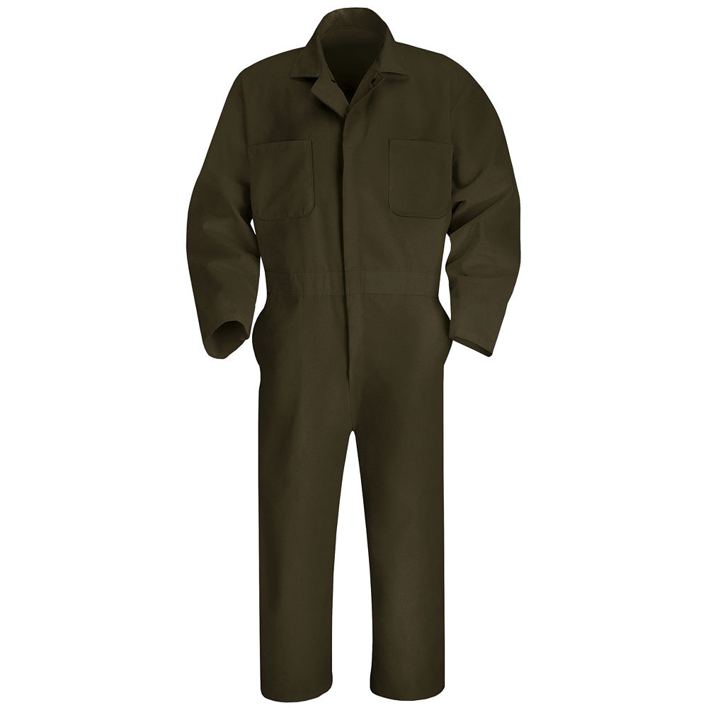 Red Kap Twill Action Back Coverall CT10 - Brown-eSafety Supplies, Inc