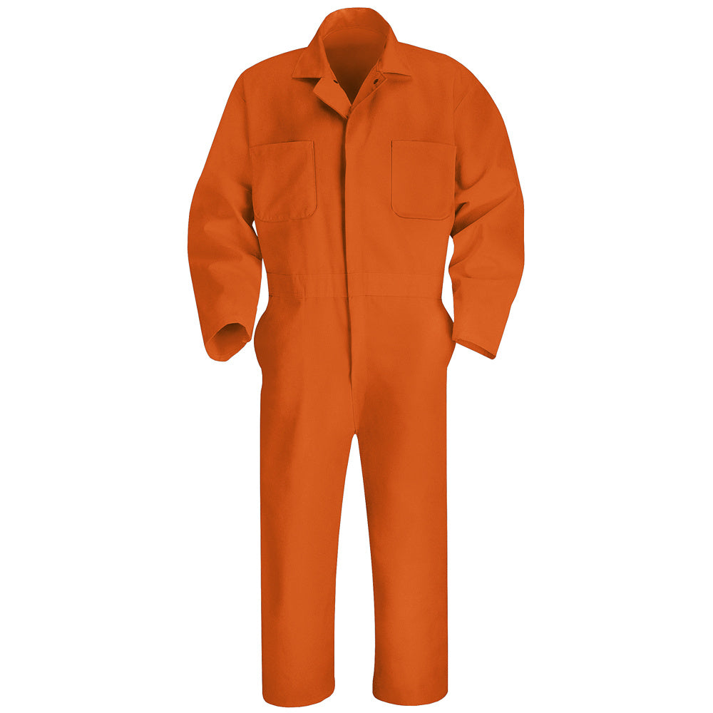 Red Kap Twill Action Back Coverall CT10 - Orange-eSafety Supplies, Inc