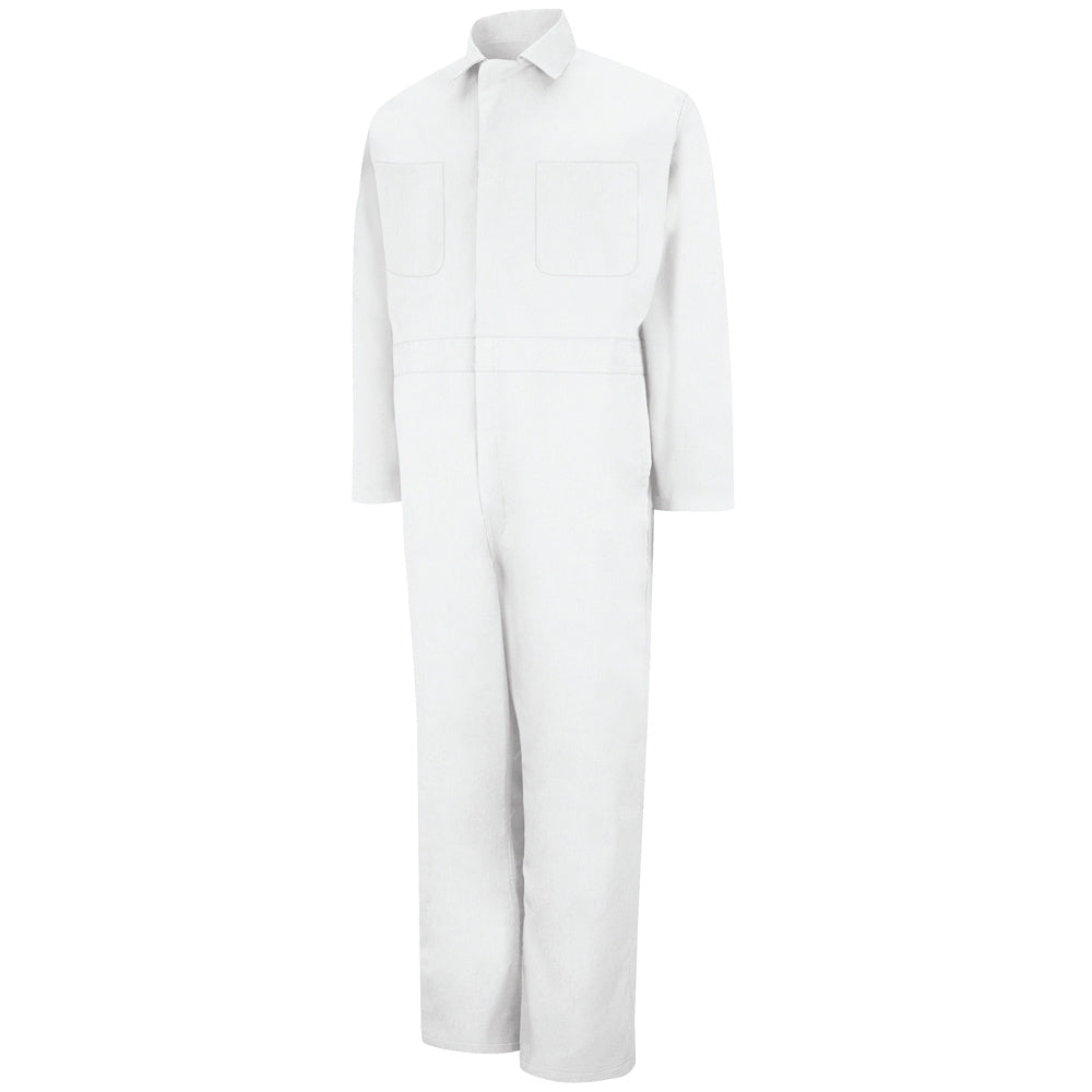 Red Kap Twill Action Back Coverall CT10 - White-eSafety Supplies, Inc