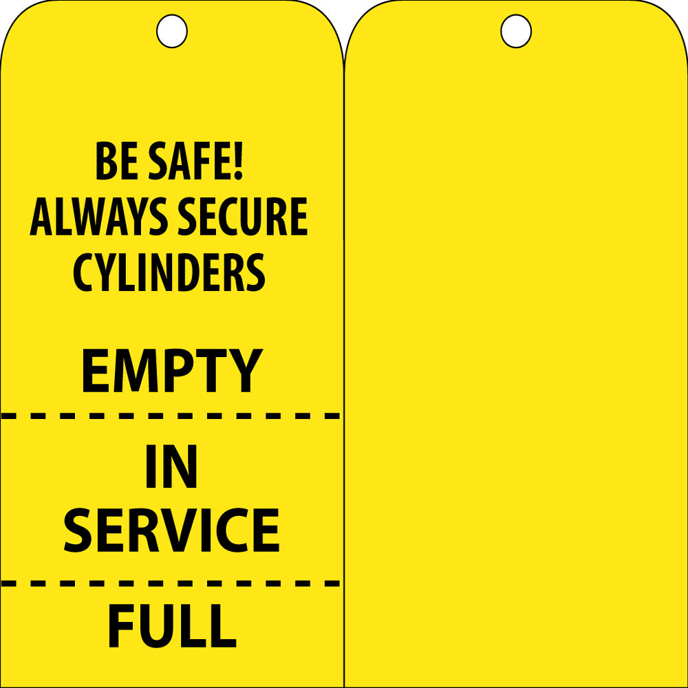 Empty/In Service/Full Tag - Pack of 100-eSafety Supplies, Inc