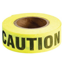 Brady-2" X 50 Yd Black/Yellow Cotton Biodegradable Barricade Tape "CAUTION". Black/Red Cotton Biodegradable Barricade Tape "DANGER".-eSafety Supplies, Inc