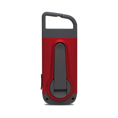 Eton- AMERICAN RED CROSS- Crank-Powered, Clip-on Flashlight with Phone Charger-eSafety Supplies, Inc