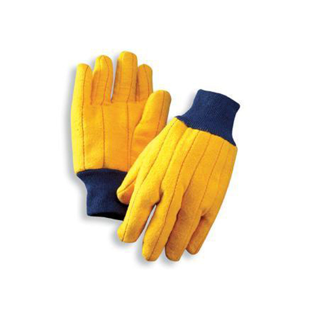 Cotton/Poly Blend Gold Chore Gloves