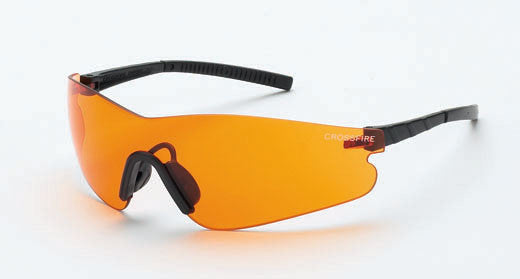 Blade Orange Anti-Fog Lens Black Temple-eSafety Supplies, Inc