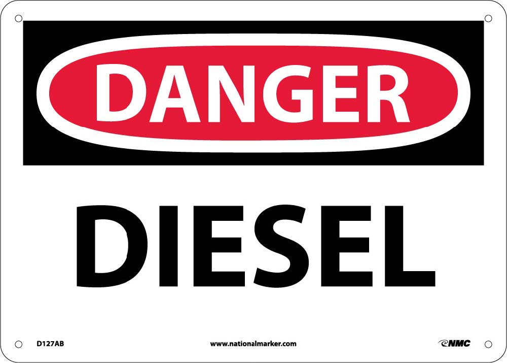 Danger Diesel Sign-eSafety Supplies, Inc
