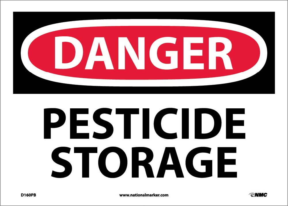 Danger Pesticide Storage Sign-eSafety Supplies, Inc