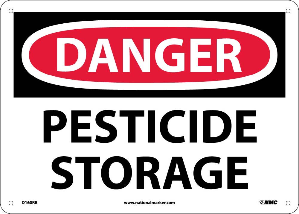 Danger Pesticide Storage Sign-eSafety Supplies, Inc