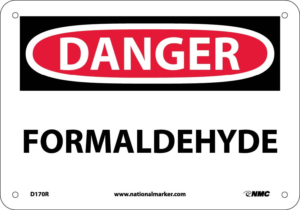 Formaldehyde Sign-eSafety Supplies, Inc
