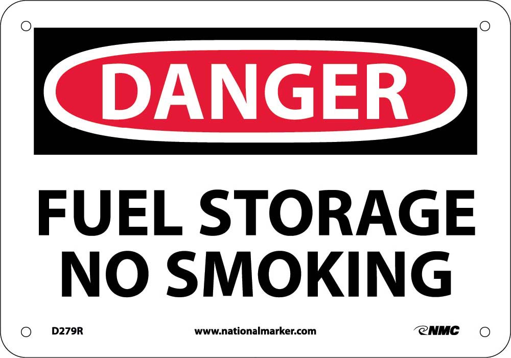 Fuel Storage No Smoking Sign-eSafety Supplies, Inc
