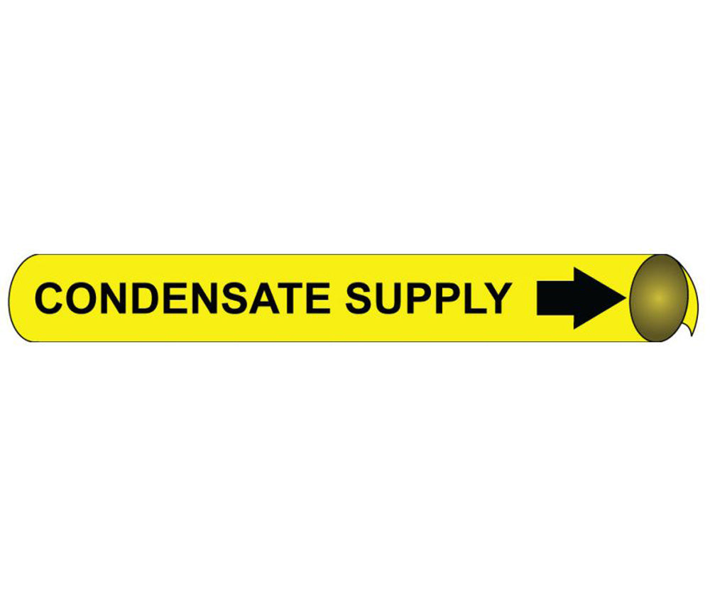 Condensate Supply Precoiled/Strap-On Pipe Marker-eSafety Supplies, Inc