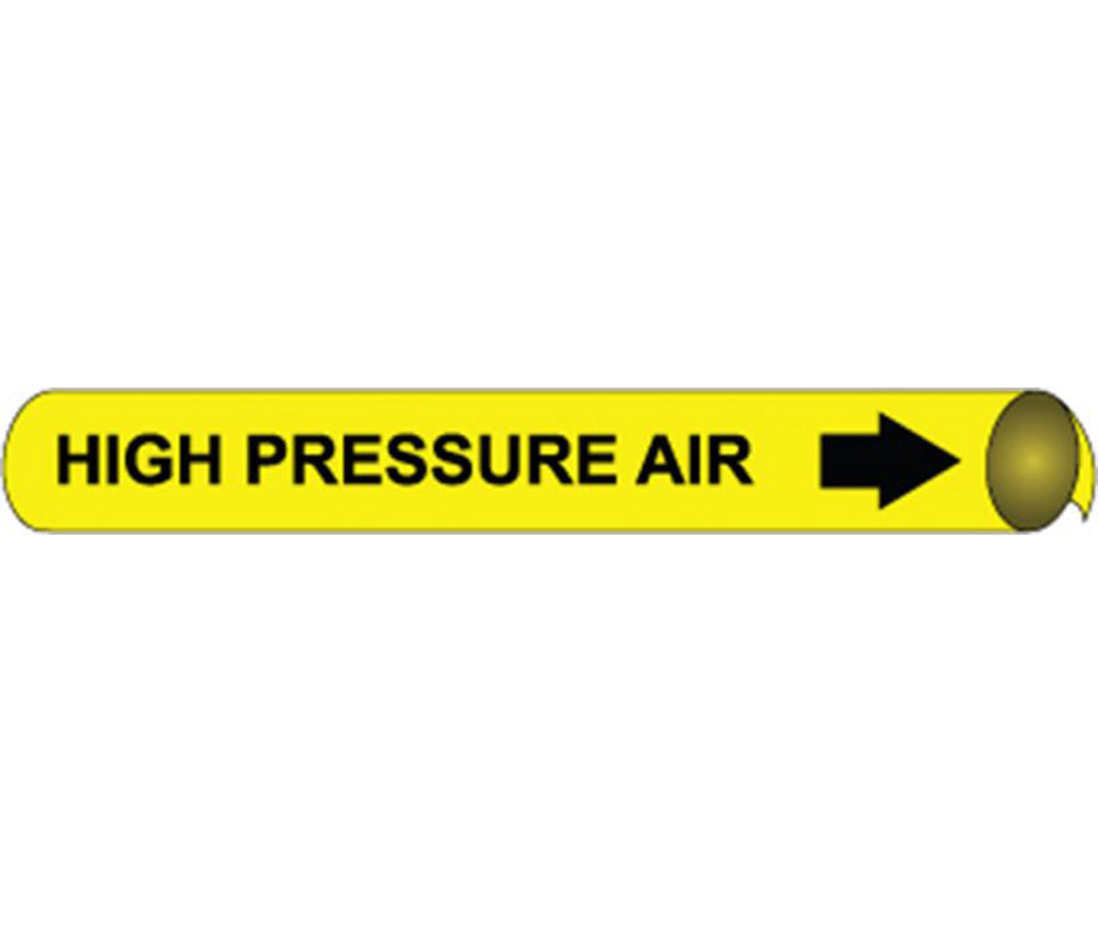 High Pressure Air Precoiled/Strap-On Pipe Marker
