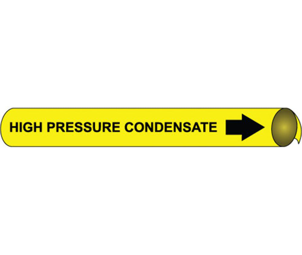 High Pressure Condensate Precoiled/Strap-On Pipe Marker-eSafety Supplies, Inc